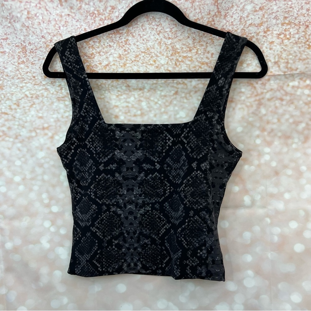 NEW Leith Square Neck Tank in Snake Print - Picture 3 of 9
